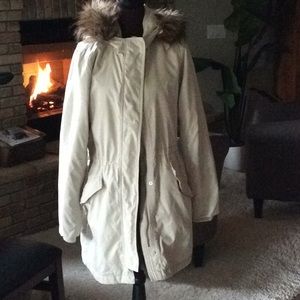 Abercrombie and Fitch winter white coat